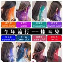 Hanging Ear Dyeing Hair Cream 2021 Mesh Red Pop Color Heart-shaped Machine Pick & Dye Hair Salon Peacock Green Pink Purple Orange Blue white