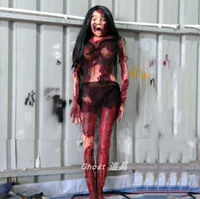 Стоя длинный женский труп