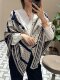 Tianwangsha Street Style Same Model Morning Walk Silk Wool Large Square Scarf High-End Scarf Shawl Dual-Use Autumn and Winter Women's