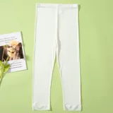 Шелковые трикотажные безопасные кружевные штаны, защитное белье, леггинсы