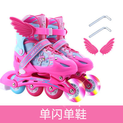 swiss beginners really good straight skating shoes children adjustable boys girls flash roller skates full set of roller skates