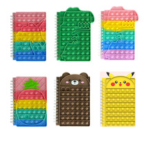 Cross-border Hot Selling Rat Pioneer Debit depress Bubble Toy Cover Notepad Finger Press Notebook Toy