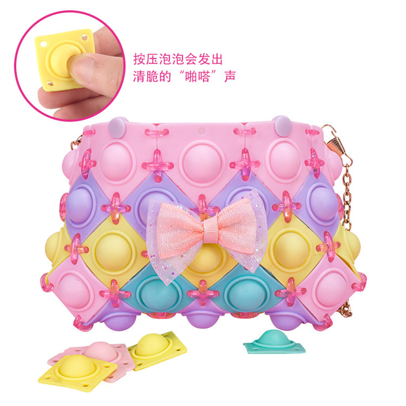 Creative Fashion DIY Murine Pioneer Zero Money Collection Bag Small Items Collection Creative Splicing Package Bag