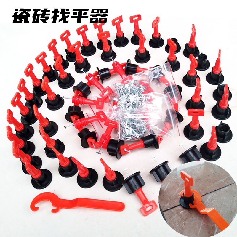 Leveller steel needle tiles Find a flat tile Sticking Brick tool Magnetic brick four-corner spread floor Brick Larpiner positioning