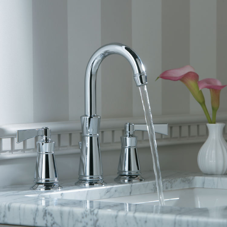 Kohler Faucet K-7503T-4-CP AF BN 2BZ Yaqi 8 inch washbasin faucet