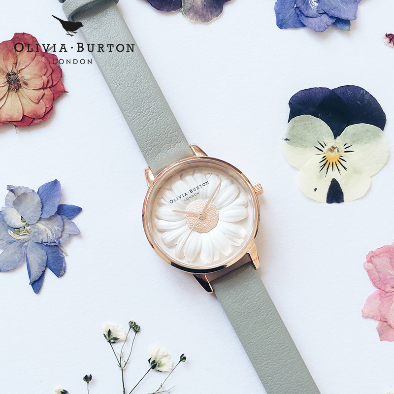 Olivia Burton 小雏菊石英表,抖音同款少女心女友礼物 Olivia Burton 小雏菊石英表,抖音同款少女心女友礼物
