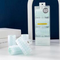 Elastic clip self-adhesive hair curler lazy eight-character bangs air curl plastic curl inner buckle curler for female students