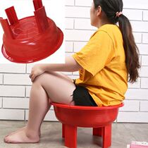 Female type special sitting basin sitting and washing ass haemorrhoids free of squats special four feet old people without toilet big post