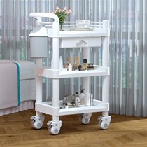 Beauty Care Car Beauty Salon Special Hand Push Tool Car Beauty Small Bubble Instrument Treatment Car Small Cart Set Object Shelf