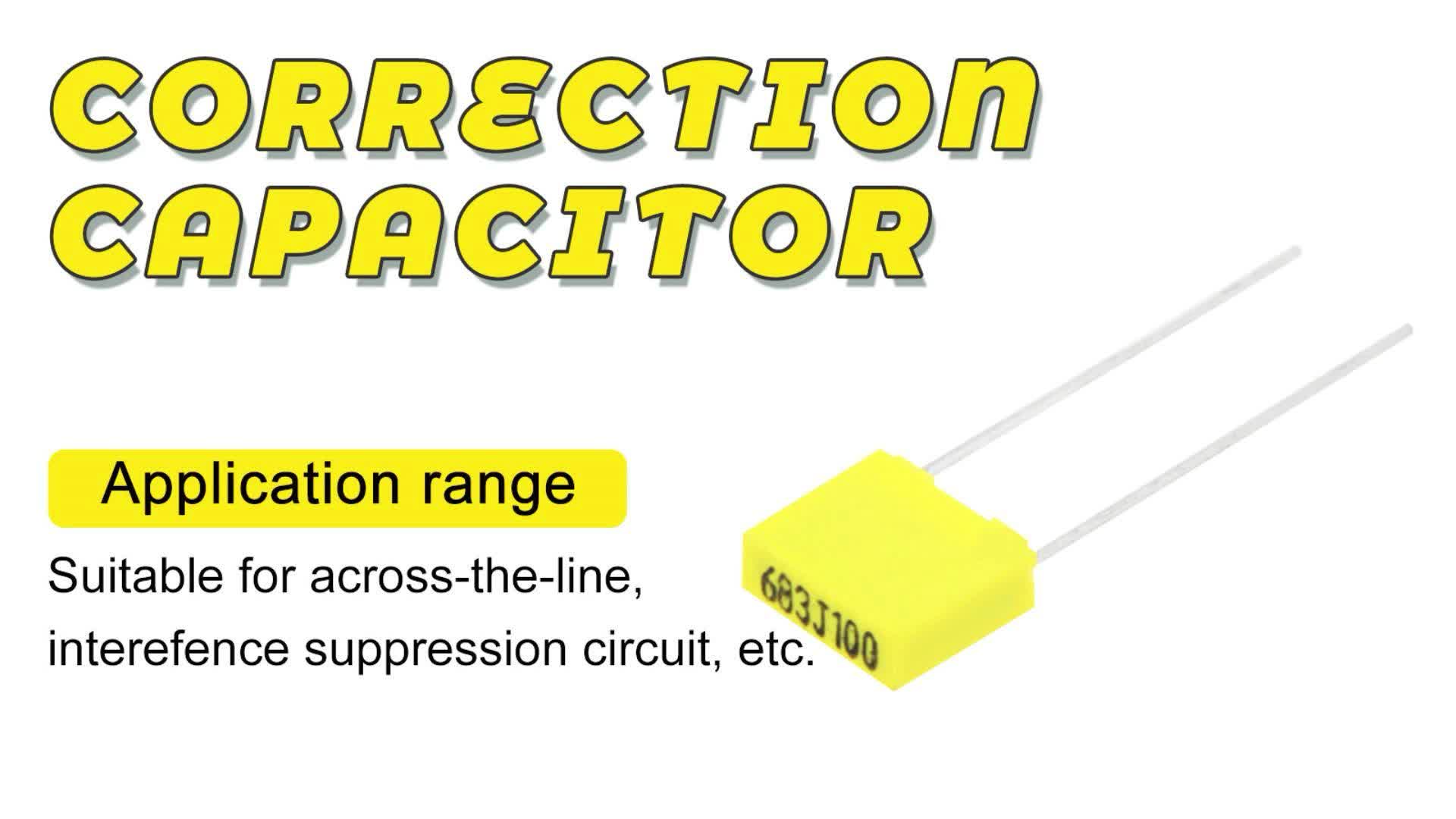 Correction Capacitor 471J/100V - 0.47NF 470PF P5mm 100V471J