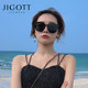 JIGOTT polarized sunglasses ແມ່ຍິງ gm ແວ່ນຕາກັນແດດແບບເກົາຫຼີ trendy ຜູ້ຊາຍຂອງໃຫມ່ຕ້ານ UV ໃບຫນ້າຂະຫນາດໃຫຍ່ slimming ປ້ອງກັນແສງແດດ