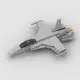 55# Серый истребитель FA18 Hornet Fighter