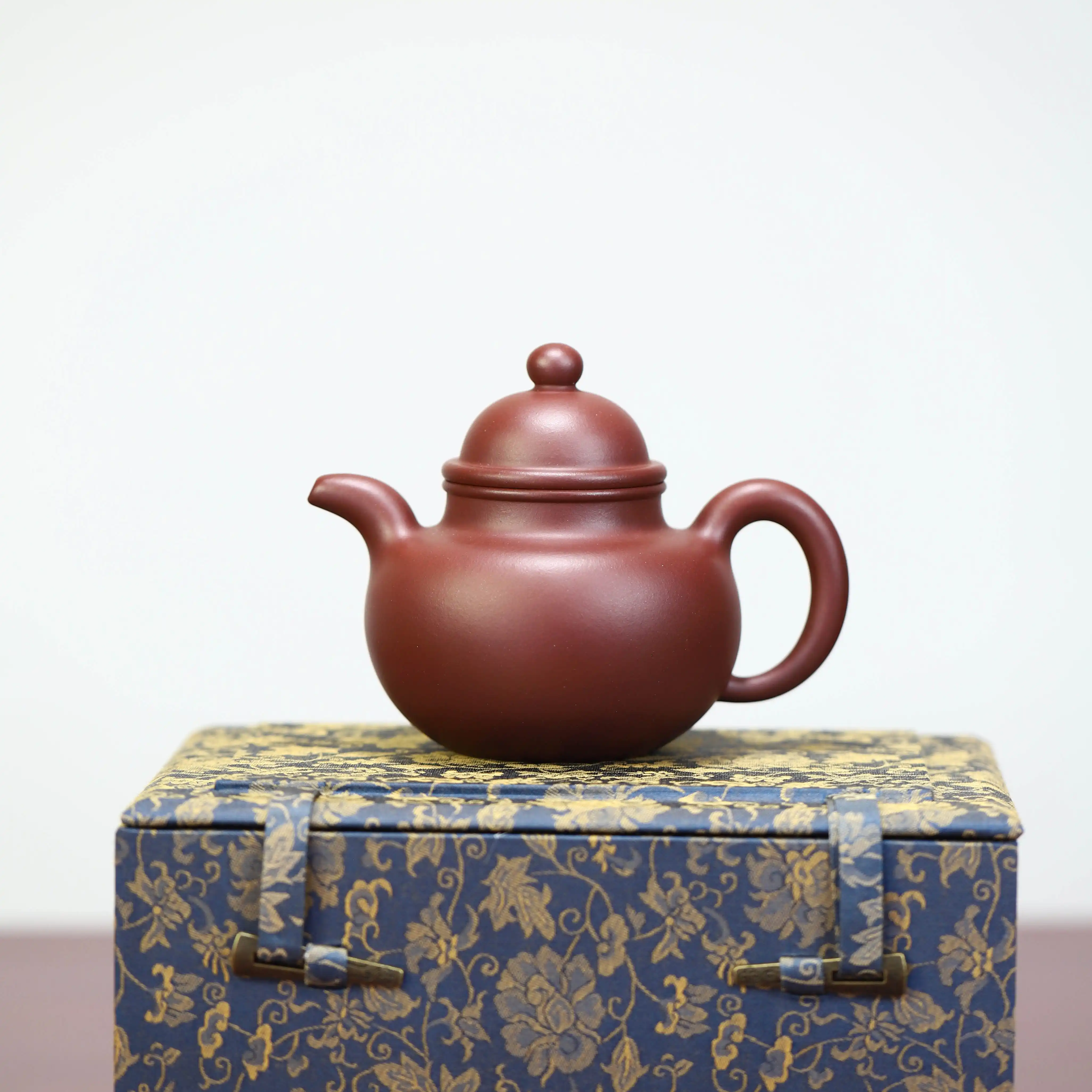 宜興純手工紫砂壺茶壺茶具國工周倩原礦底槽清全手工掇球壺270cc-淘寶