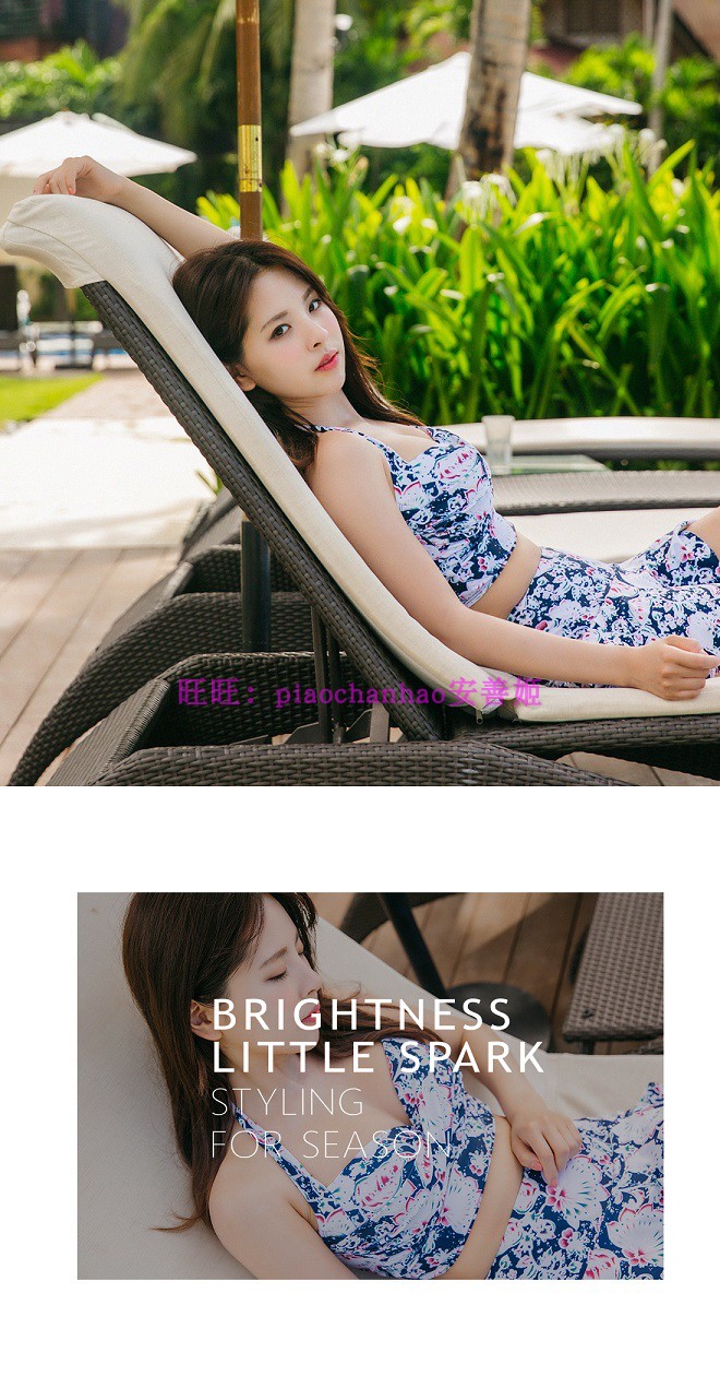 Hàn Quốc mua mẫu mới 2018 mẫu áo tắm dễ thương cỡ lớn váy bikini tạo dáng áo tắm bikini 276 - Bikinis bộ đồ tắm biển nữ
