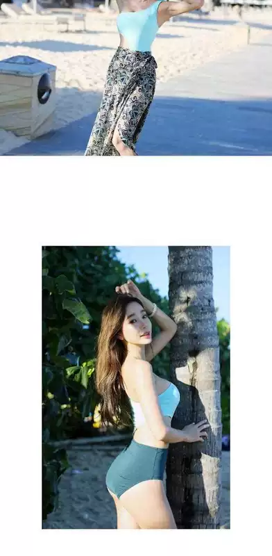 Hàn Quốc mới mua 2018 mới khâu áo tắm gợi cảm khoe eo thon bikini thời trang - Bikinis