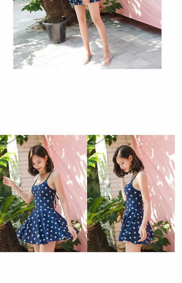 Hàn Quốc mua áo mới 2018 đích thực Áo tắm một mảnh dễ thương cỡ lớn áo tắm một mảnh - Bikinis áo tắm sexy