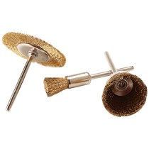 Electric grinding wire brush grinding wheel Pen-shaped bowl-shaped T-shaped metal grinding polishing rust removal text play cleaning brush head tool