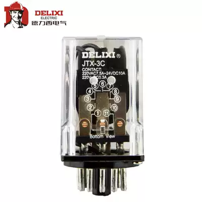 Delixi 10a intermediate relay DC24V JTX-3C relay