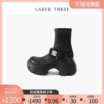 LaberThree2021 new boots female thin thick bottom English style Martin boots ins tide short boots hot girl boots