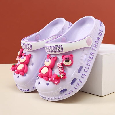 Children's Slippers, Girls' Clogs, Baby Girls' Sandals, Girls' 2026 Summer New Beach Shoes, Big Kids' Non-Slip Shoes — 7