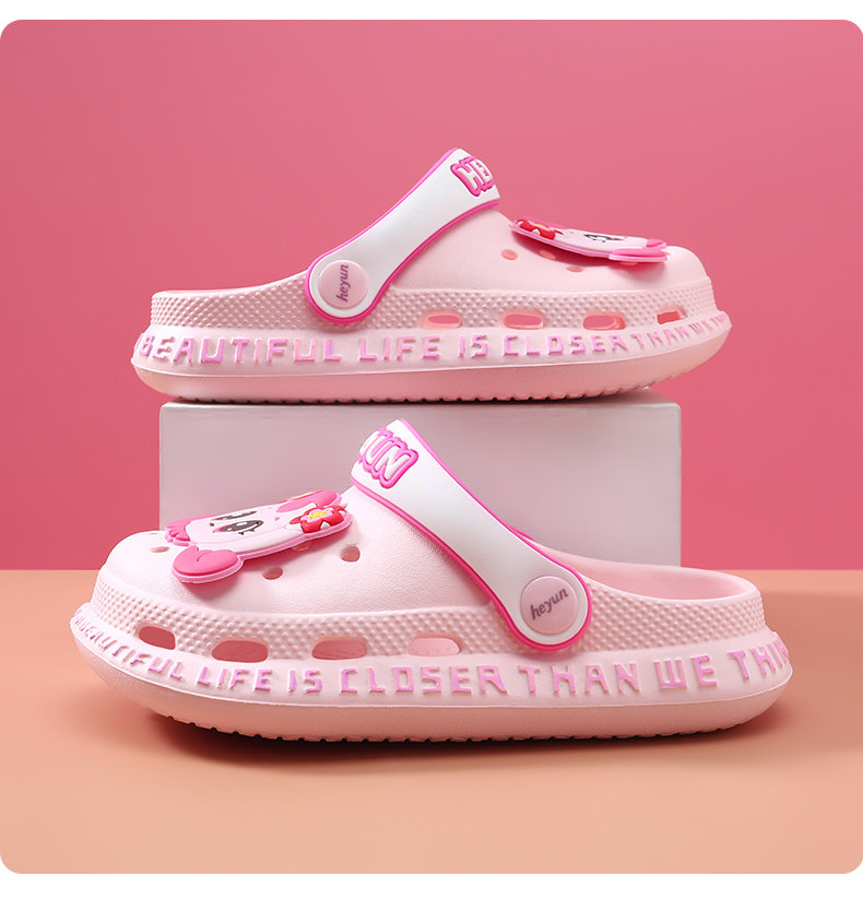 Children's Slippers, Girls' Clogs, Baby Girls' Sandals, Girls' 2026 Summer New Beach Shoes, Big Kids' Non-Slip Shoes — 10