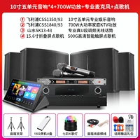 Мегафон, колонки, усилитель, профессиональный микрофон, караоке, 700W, 500G