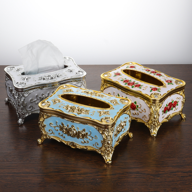 Toilet paper box creative household tissue box living room European-style simple removable toilet paper box ktv high-end napkin storage box