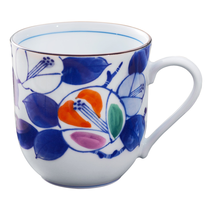 Love make'm ceramic tea keller imported from Japan Japanese coffee keller with handle milk cup flower tea cups