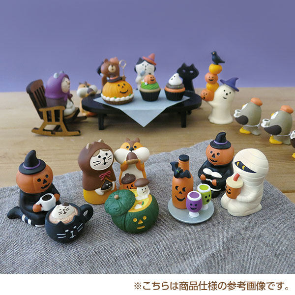 Hamee Japanese genuine DECOLE concombre Halloween animal shape home decoration decorations