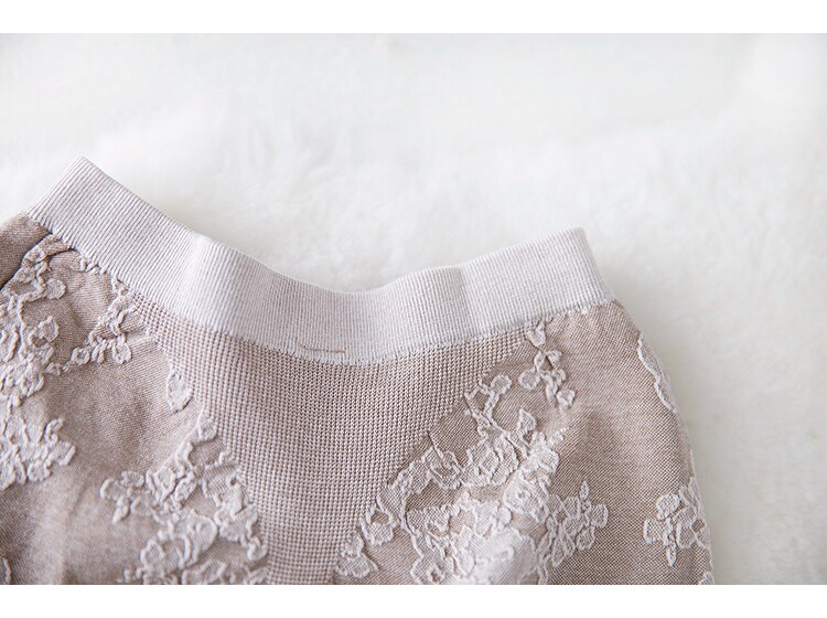 秋冬 舒适提臀内裤 中腰收腹三角裤头 立体印花包臀透气蕾丝女士详情30