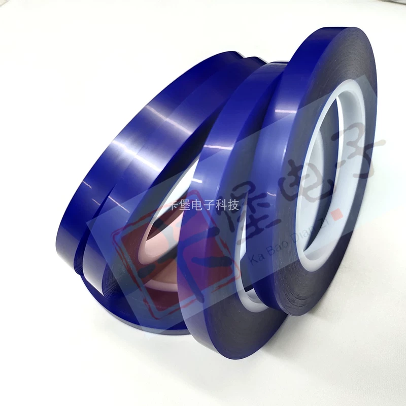 Hộp mực máy in niêm phong phim màu xanh băng vòi phun niêm phong hộp mực màu xanh băng PVC màng bảo vệ 30MM * 100M