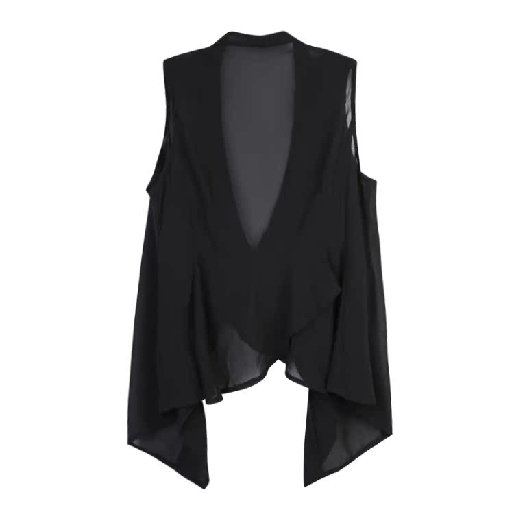 2019 mùa hè áo giáp mới có thể vai của phụ nữ mỏng outed cardigan máy lạnh set-out tay voan khăn choàng vest