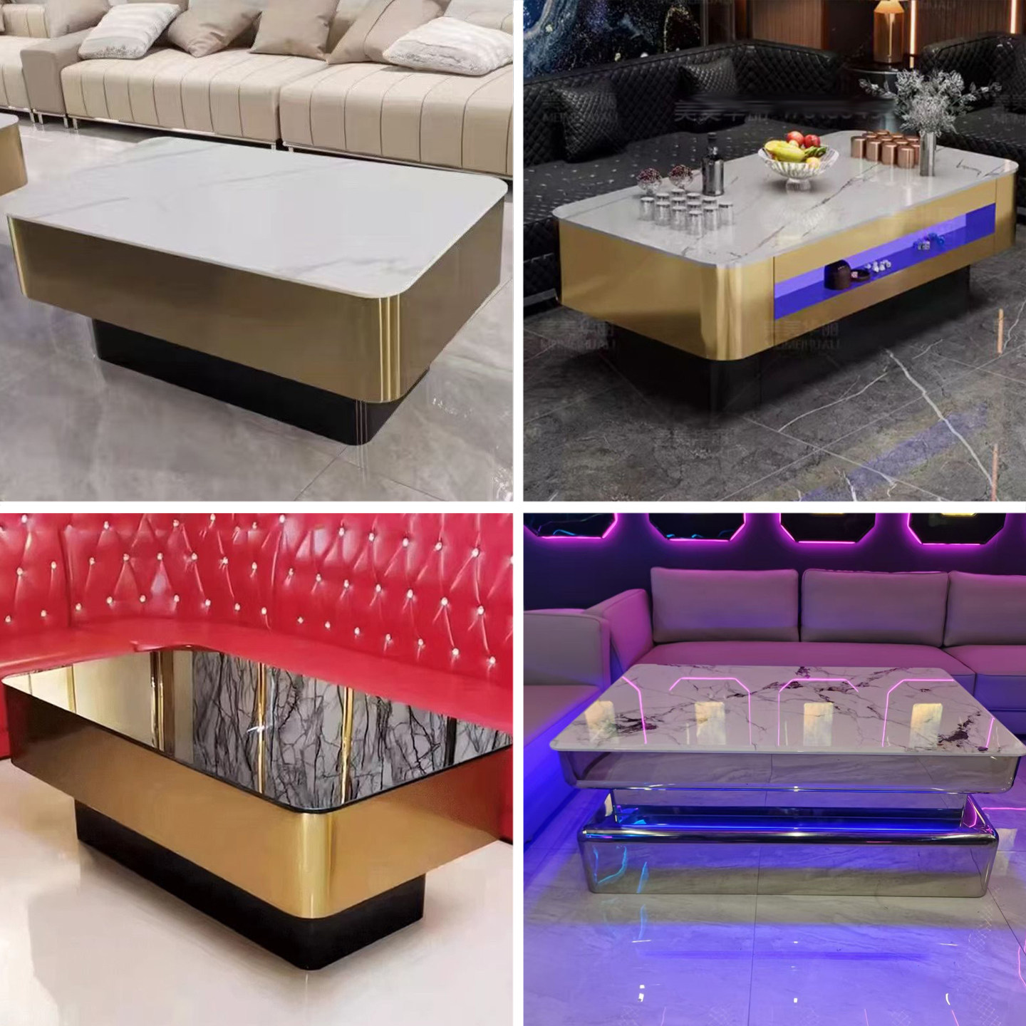 KTV box светящийся журнальный столик spot bar K room club специальный стол rock board прозрачная барная стойка Sandai factory store