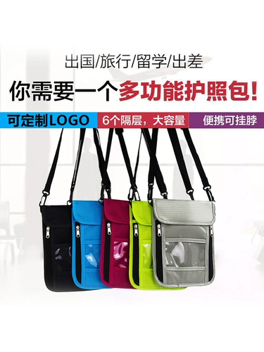 Сумка для паспорта на одно плечо, защитные накладки на углы, водонепроницаемый мобильный телефон, анти-кража, делается под заказ, с печатью вашего логотипа