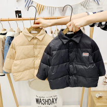 Anti-season special childrens baby light down jacket shirt Mens and womens childrens autumn and winter childrens foreign style infant coat