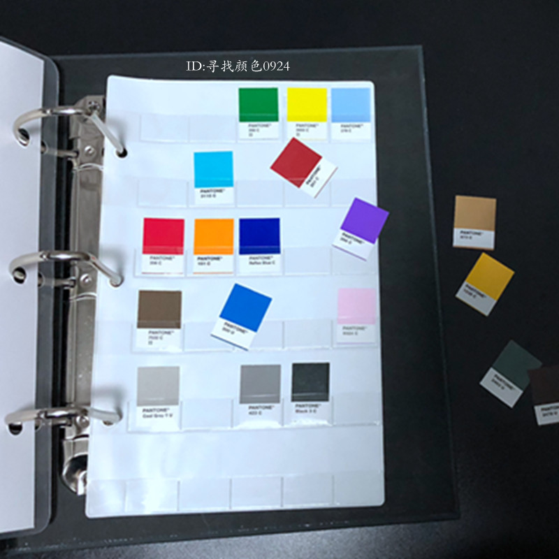 International Standard Color Sample Monolithic Pan Pass Color single PMS Pantone color card CU Card U.S. Production