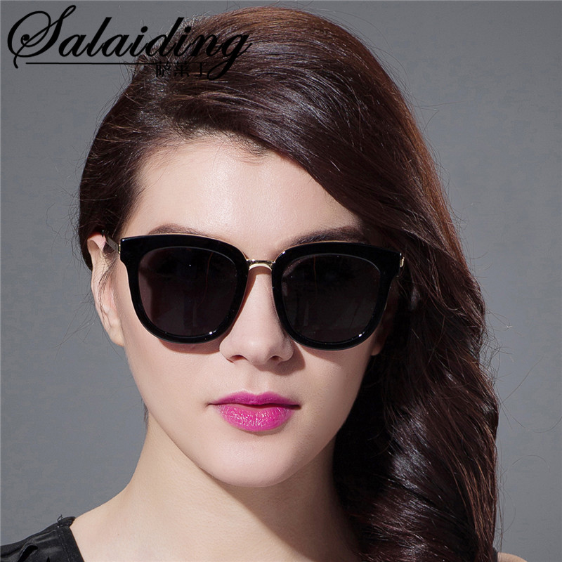 2022 New Polarized Sunglasses Woman Round Face Retro Big Frame Square Color Film Driving Sunglasses Personality Driver Glasses
