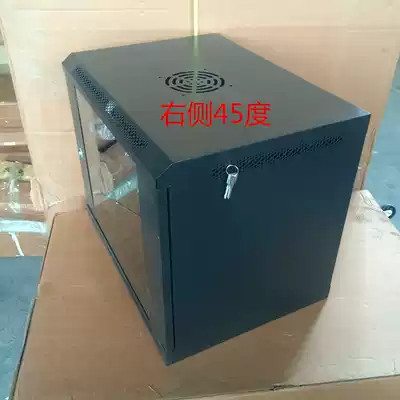 Switch cabinet 9U wall cabinet wall-mounted network luxury black cabinet Hangzhou Nanjing Shanghai