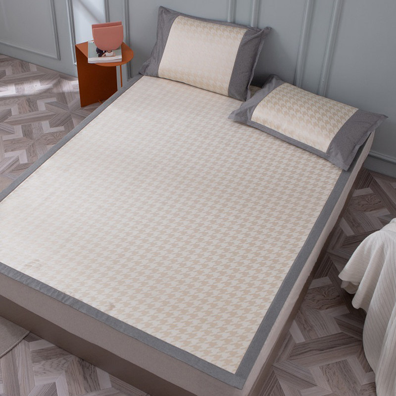 Roland Home Textile Summer Folding Ice Silk Cool Mat Three Sets 1 5 m Washable Double 1 8m Air Conditioning Cool Mat