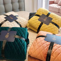 Bull Stock Clear Cabin Mark Cross Real Velvet Quilted Clip Cotton Bed Cover Washable Double Bed Thickened