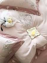 Roland Home Textile A Class thickened cotton Xinjiang Longwool Cotton Grinding Fall Winter Four Sets of All-Cotton Bed