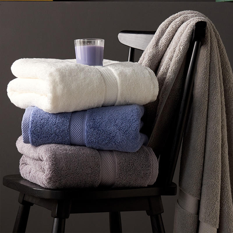 High-quality thickening solid color Roman style bath towel 80*160 pure cotton