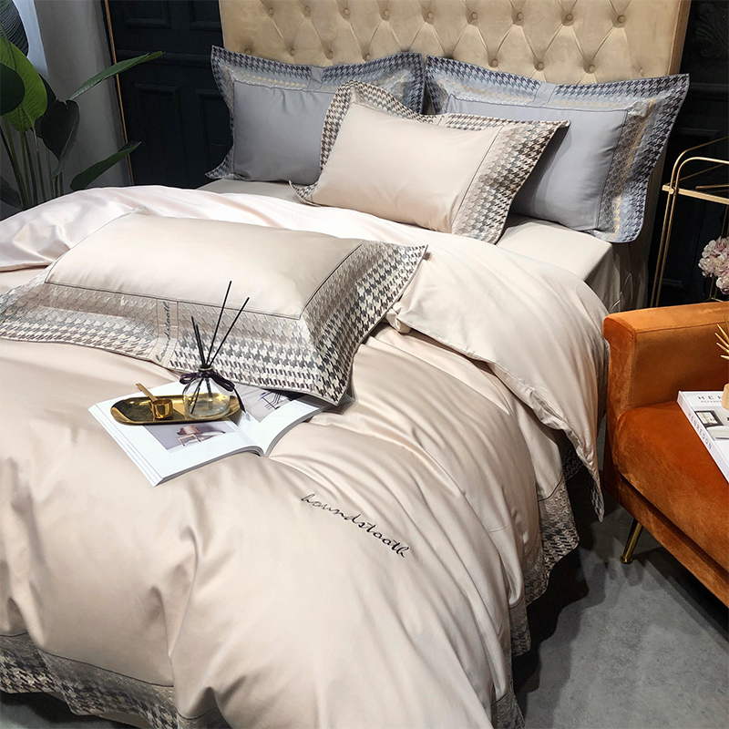 Roland Home Textile Thousand Birds Gig Reworked Embroidery for four sets of accessories Spring and autumn season Double 1 8 m bed with increased supplies