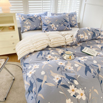 Roland Home Spun Fresh Pure Cotton Linen Quilt Hood Dorm Room Single Three Sets 200x230 Double All Cotton Four Sets