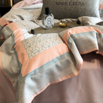 mark cross140 branch orchid Australian long velvet cotton Villa model room high-end four-piece set