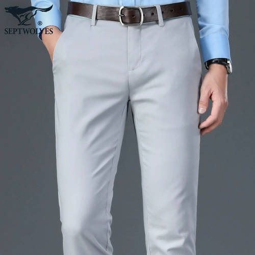 Septwolves, летние штаны, свободный прямой крой, 2020, большой размер