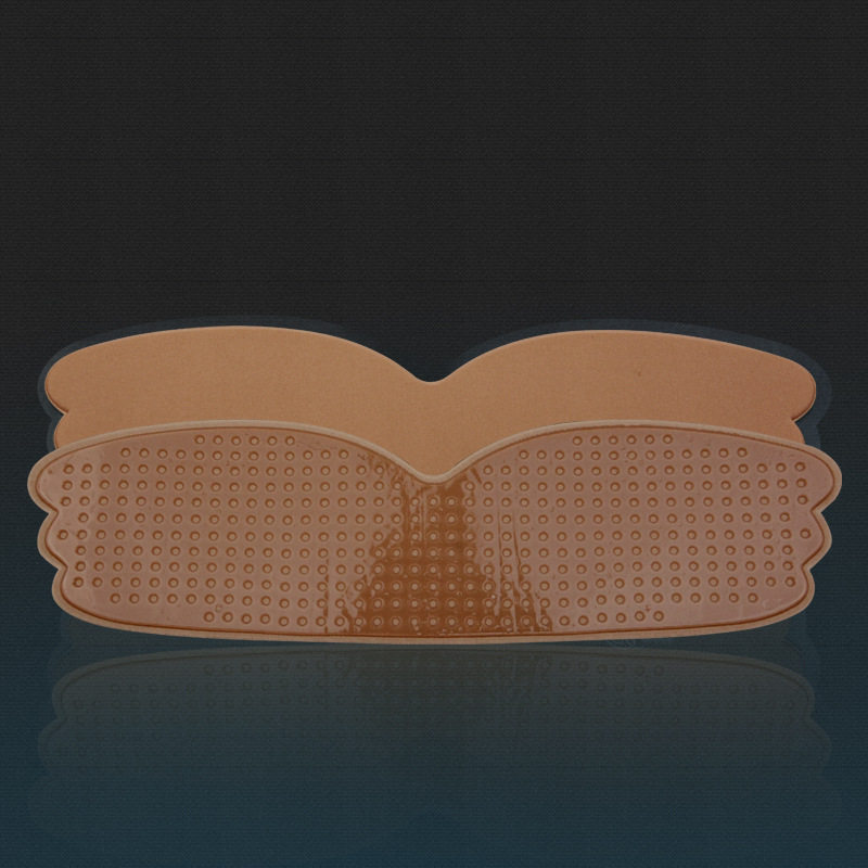 Chest patch a piece of wedding dresses with small breasts and a large breasted ultra slim silicone gel invisible bra for summer breathable