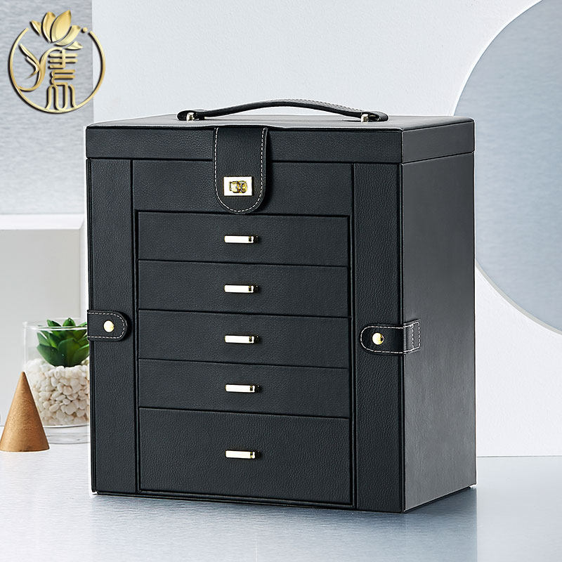 Fan Suziya high-grade jewelry box large capacity European princess Korean jewelry ring box jewelry storage box gifts