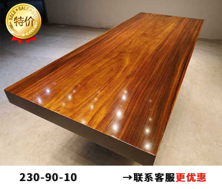 Special Offer Okan Main Wood Log Tea Table Tea Table Boss Desk Desk Desk of Okan Tea - board