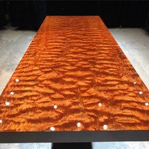 Size: 300*112*10 2 Ba flower solid wood board log tea table tea table Tea Board boss Office conference table